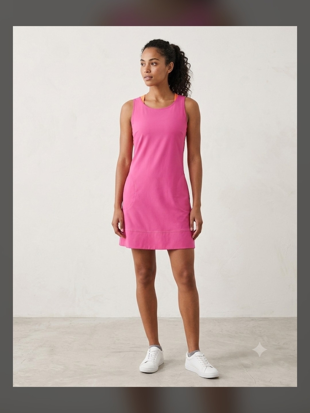 Title Nine Casual Sleeveless Pink Midi Dress
